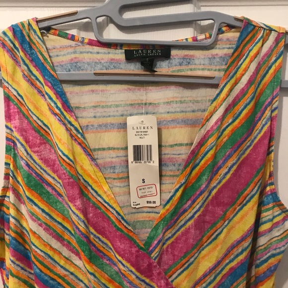 Ralph Lauren Tie Dye Wrap Tank - Picture 7 of 11